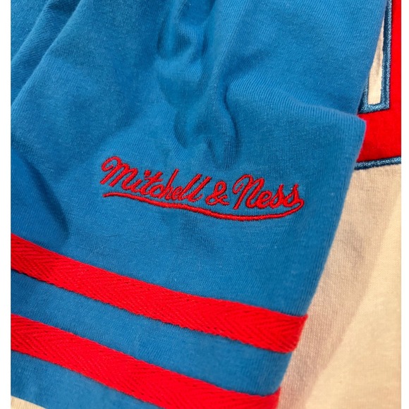 Mitchell & Ness Quebec Nordiques Hockey Jersey Mens Baseball Shirt - Picture 8 of 8